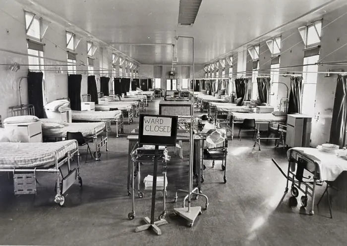 Framed Print : Vacant King's College Hospital Ward
