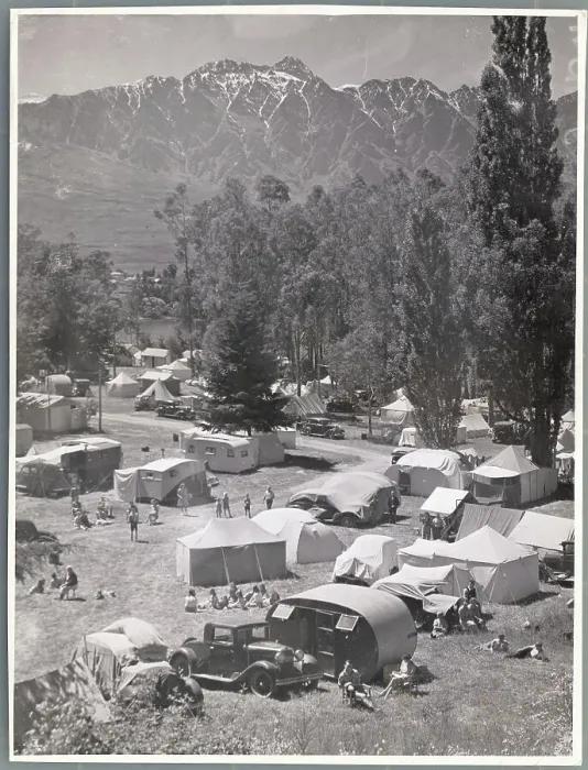 Framed Print : Vacationers Enjoying Campsite Framed Print : Vacationers Enjoying Campsite