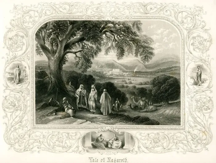 Framed Print : Vale of nazareth Framed Print : Vale of nazareth