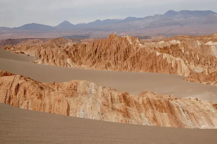 Framed Print : Valle de la Luna, moon valley, near San Pedro de Atacama, Atacama Desert, Chile, South America