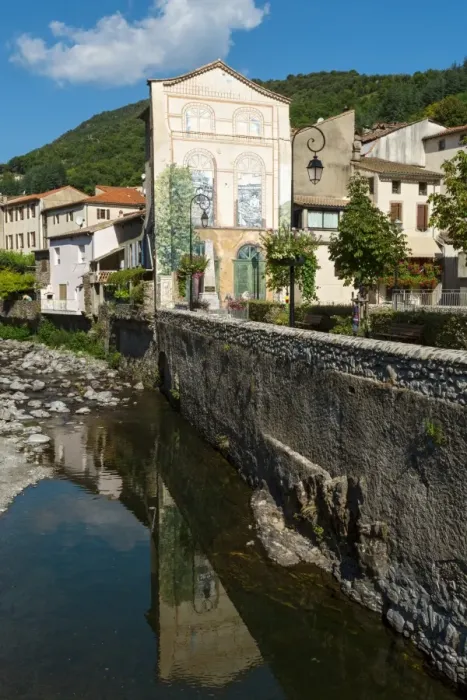 Framed Print : Valleraugue, The National Park Of Cevennes, Languedoc Roussillon, France