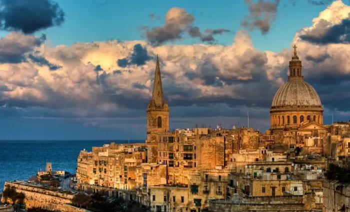 Framed Print : Valletta skyline Framed Print : Valletta skyline