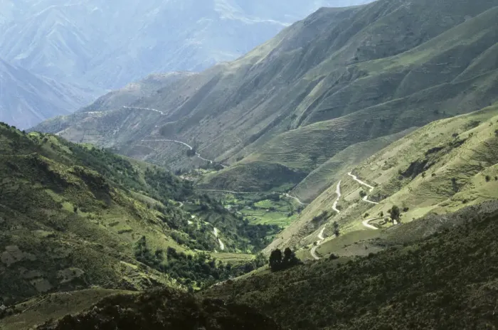 Framed Print : Valley in Central Andes Framed Print : Valley in Central Andes