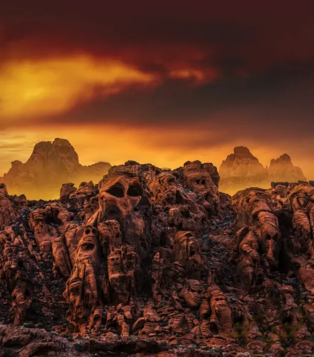 Framed Print : Valley of Fire Hillside Ghosts Framed Print : Valley of Fire Hillside Ghosts