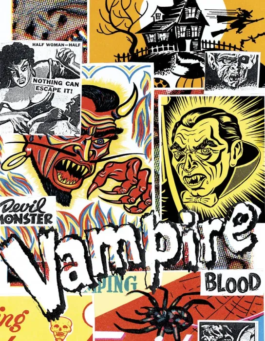 Framed Print : Vampire Mash-up Framed Print : Vampire Mash-up