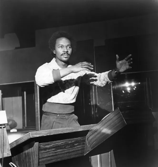 Framed Print : Van McCoy In The Studio Framed Print : Van McCoy In The Studio