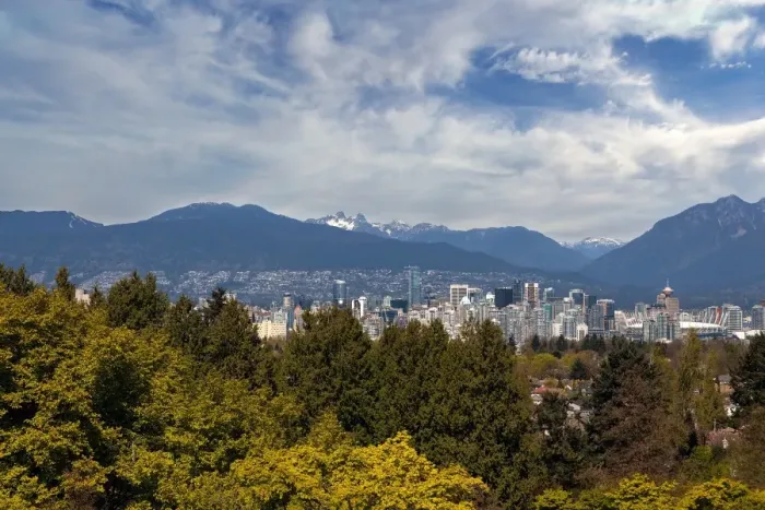 Framed Print : Vancouver BC Skyline Framed Print : Vancouver BC Skyline
