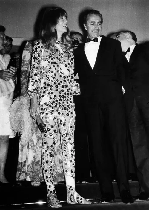 Framed Print : Vanessa Redgrave W / M. Antonioni At Party Framed Print : Vanessa Redgrave W / M. Antonioni At Party