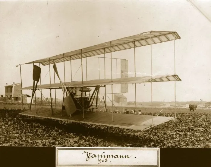 Framed Print : Vanimann. July 1908: A Vanimann triplane design Framed Print : Vanimann. July 1908: A Vanimann triplane design
