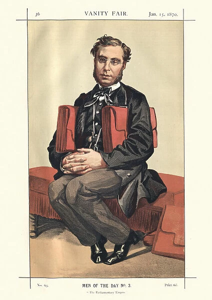 Vanity Fair caricature, Emile Ollivier, French statesman