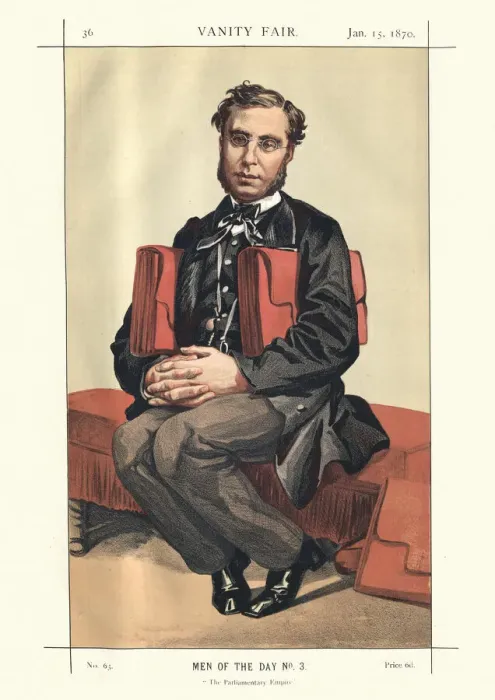 Framed Print : Vanity Fair caricature, Emile Ollivier, French statesman Framed Print : Vanity Fair caricature, Emile Ollivier, French statesman