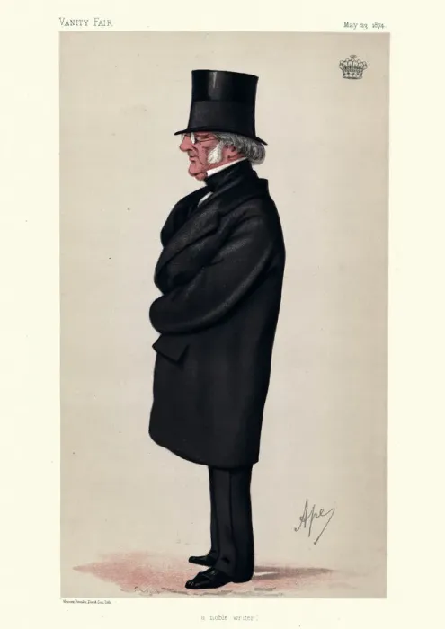 Framed Print : Vanity fair caricature of Philip Stanhope, 5th Earl Stanhope Framed Print : Vanity fair caricature of Philip Stanhope, 5th Earl Stanhope