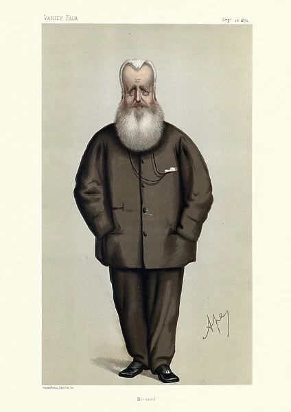 Vanity fair caricature of Sir James Hudson, 1874, British diplomat