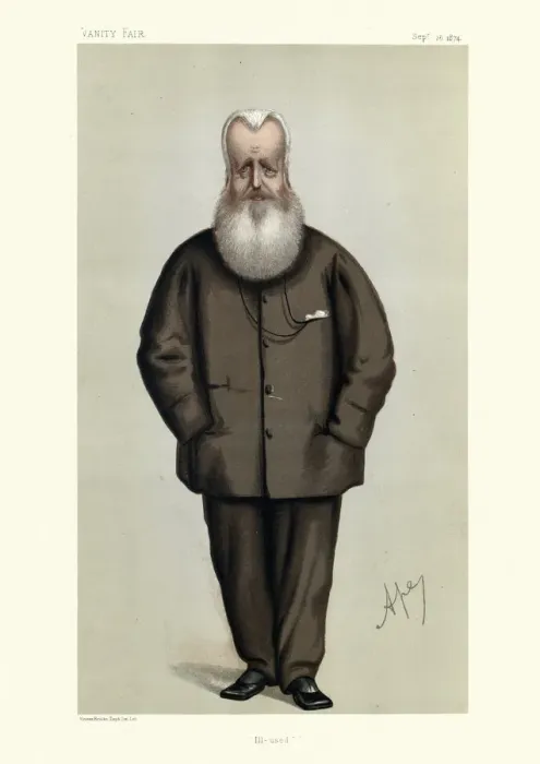 Framed Print : Vanity fair caricature of Sir James Hudson, 1874, British diplomat Framed Print : Vanity fair caricature of Sir James Hudson, 1874, British diplomat