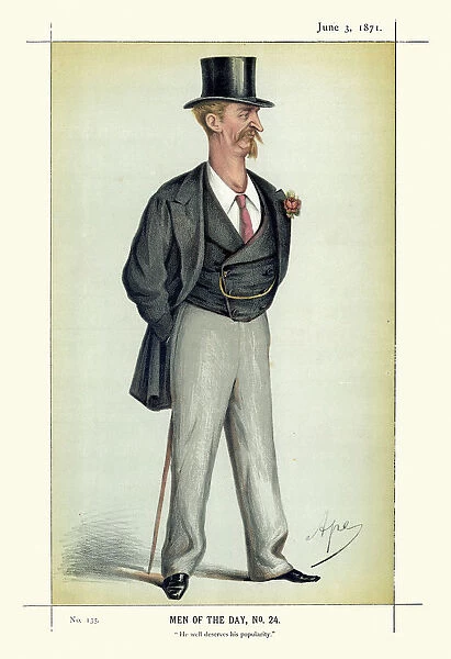 Vanity Fair Print of Captain Eyre Massey Shaw