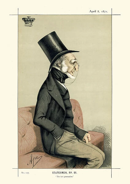 Vanity Fair Print of Dudley Ryder, 2nd Earl of Harrowby