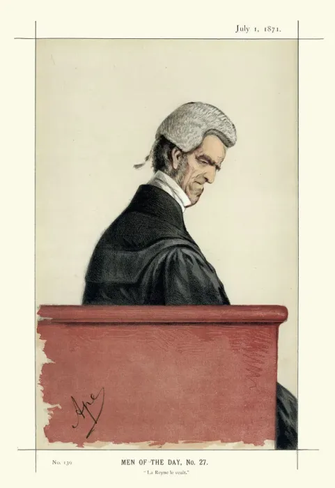 Framed Print : Vanity Fair Print of Sir John Shaw-Lefevre Framed Print : Vanity Fair Print of Sir John Shaw-Lefevre
