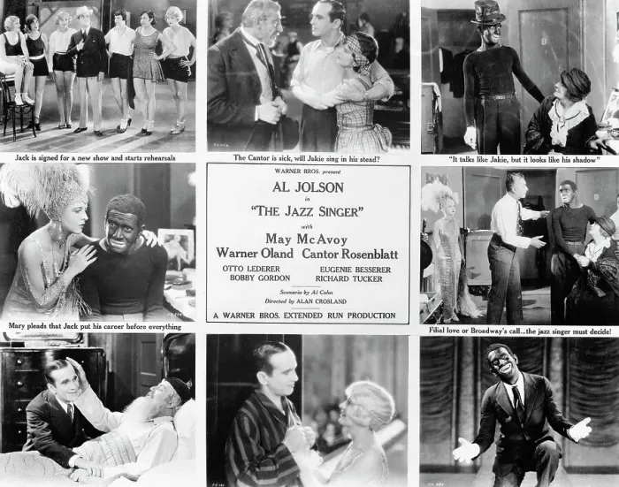 Framed Print : Various Scenes from The Jazz Singer with Al Jolson Framed Print : Various Scenes from The Jazz Singer with Al Jolson