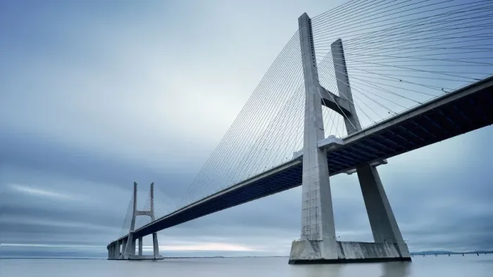 Framed Print : Vasco da Gama Bridge Framed Print : Vasco da Gama Bridge