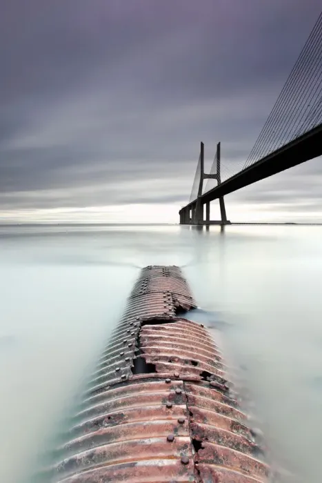 Framed Print : Vasco da Gama bridge Framed Print : Vasco da Gama bridge