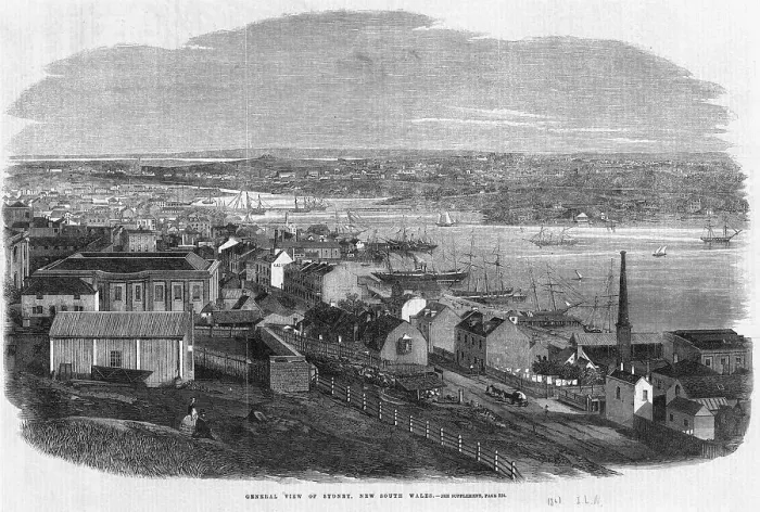 Framed Print : Vast Settlement of Sydney