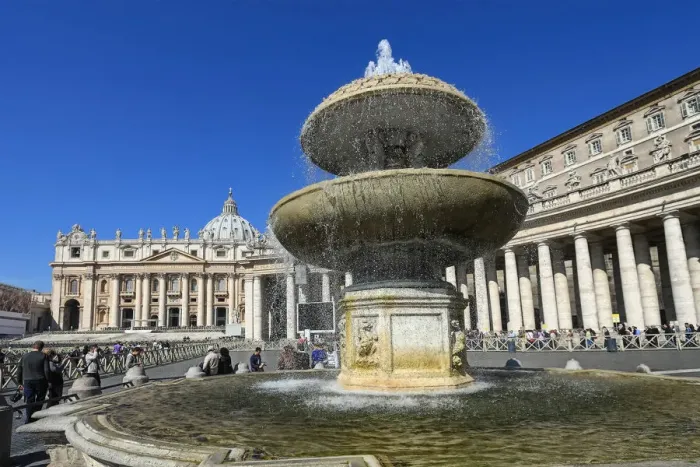 Framed Print : Vatican fountain Framed Print : Vatican fountain