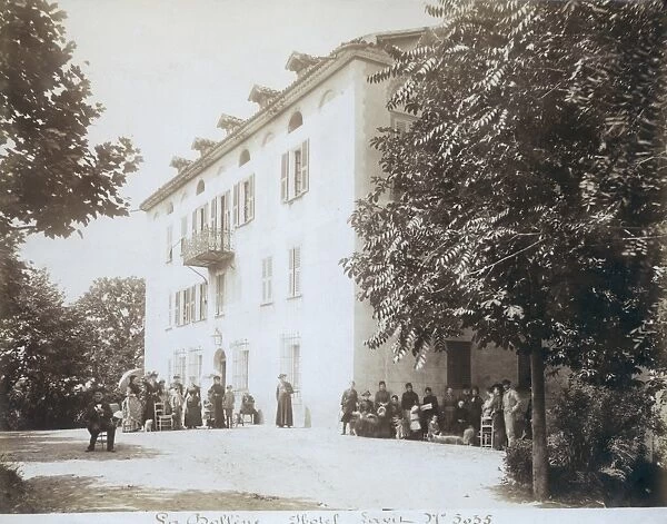 Vaucluse. Hotel Savil in Bollene, in the French department of Vaucluse, 1875