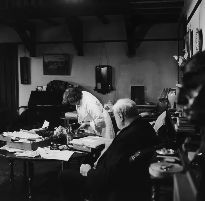 Framed Print : Vaughan-Williams At Home Framed Print : Vaughan-Williams At Home