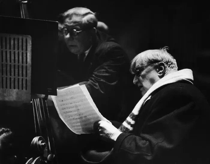 Framed Print : Vaughan-Williams And Shaw