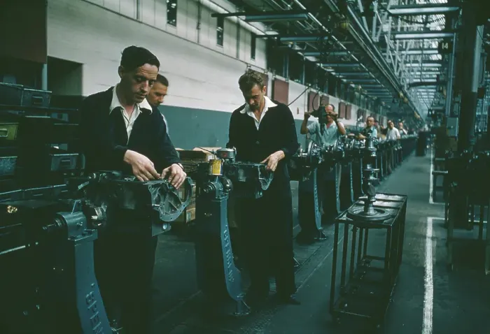 Framed Print : Vauxhall Workers Framed Print : Vauxhall Workers