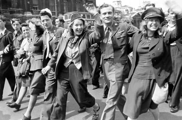 Framed Print : VE Day Parade Framed Print : VE Day Parade