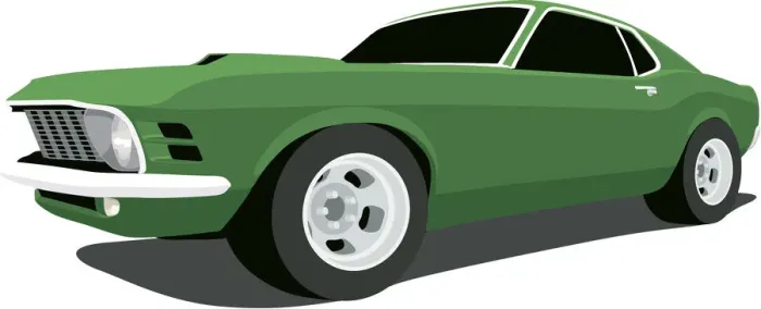 Framed Print : Vector 1970 Ford Mustang Framed Print : Vector 1970 Ford Mustang