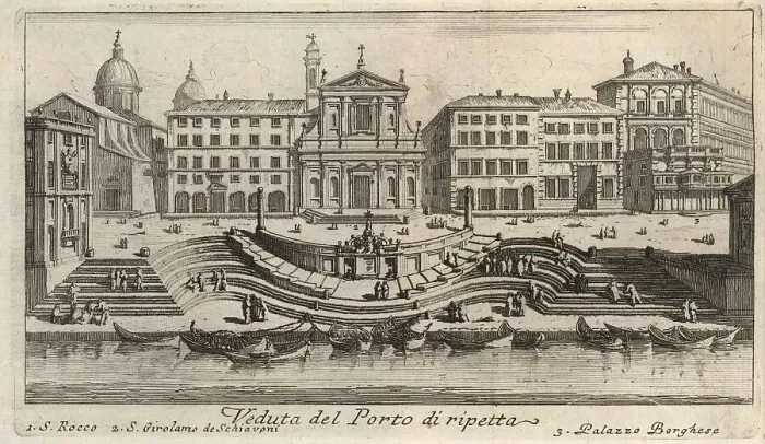 Framed Print : Veduto del Porto di ripetta, Rome, Italy, 1767, digital reproduction of an 18th century original, original date unknown Framed Print : Veduto del Porto di ripetta, Rome, Italy, 1767, digital reproduction of an 18th century original, original date unknown