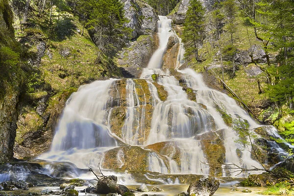 Veil Falls, Otscher Graben Nature Park, Otscher, Lower Austria, Austria