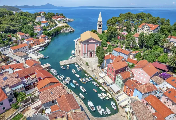 Framed Print : Veli Losinj, Losinj island, Croatia Framed Print : Veli Losinj, Losinj island, Croatia