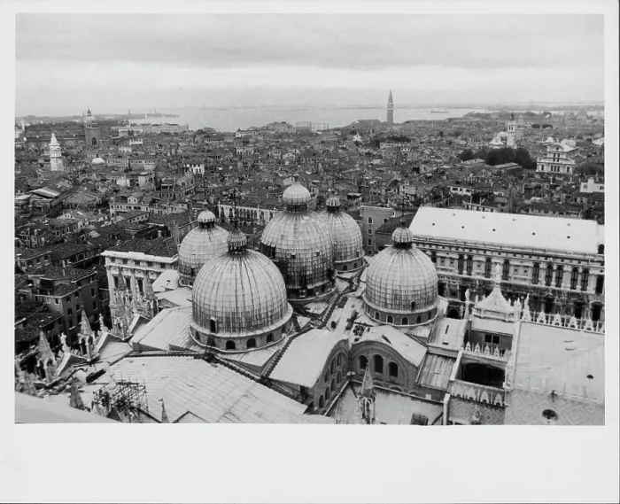 Framed Print : Venice. An aerial view of Venice, dominated by the Patriarchal Cathedral Framed Print : Venice. An aerial view of Venice, dominated by the Patriarchal Cathedral