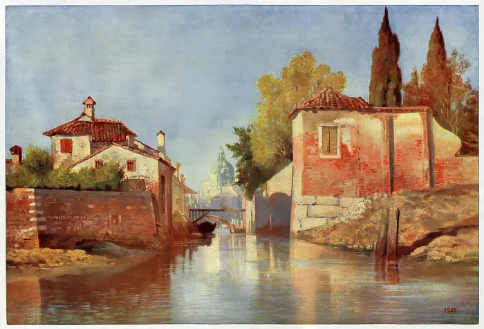 Framed Print : Venice looking towards Santa Maria della Salute Italy 1885 Framed Print : Venice looking towards Santa Maria della Salute Italy 1885