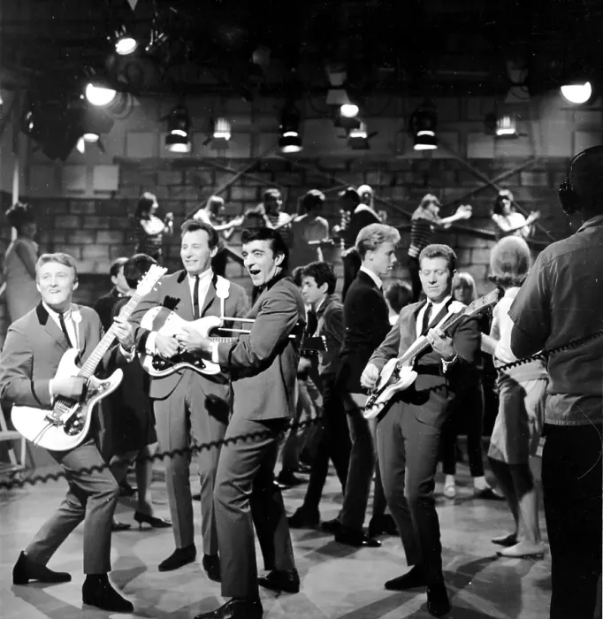 Framed Print : The Ventures On American Bandstand