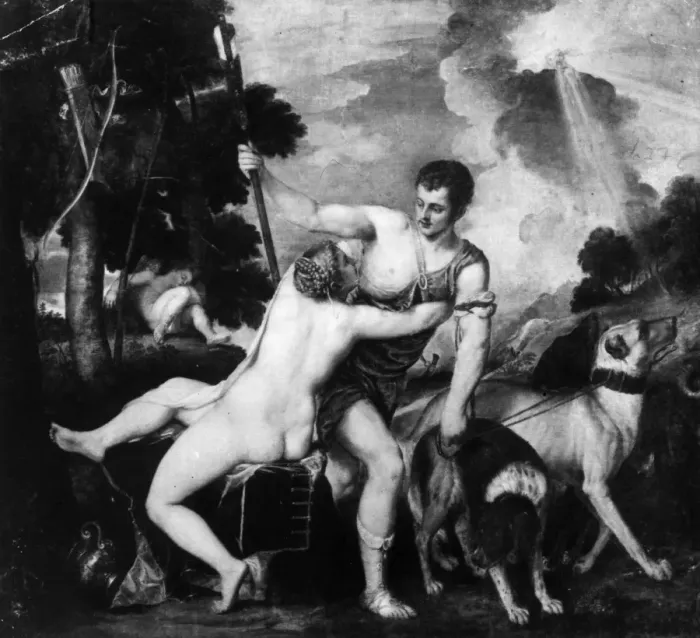 Framed Print : Venus And Adonis Framed Print : Venus And Adonis