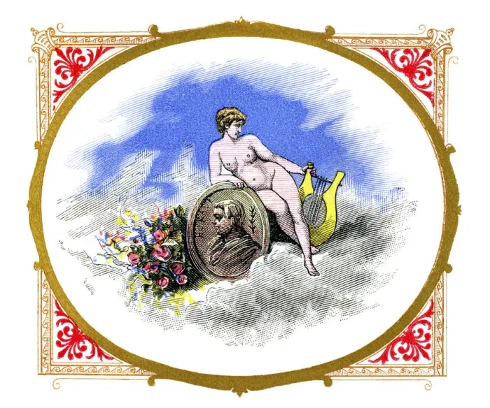 Framed Print : Venus and Horace Framed Print : Venus and Horace