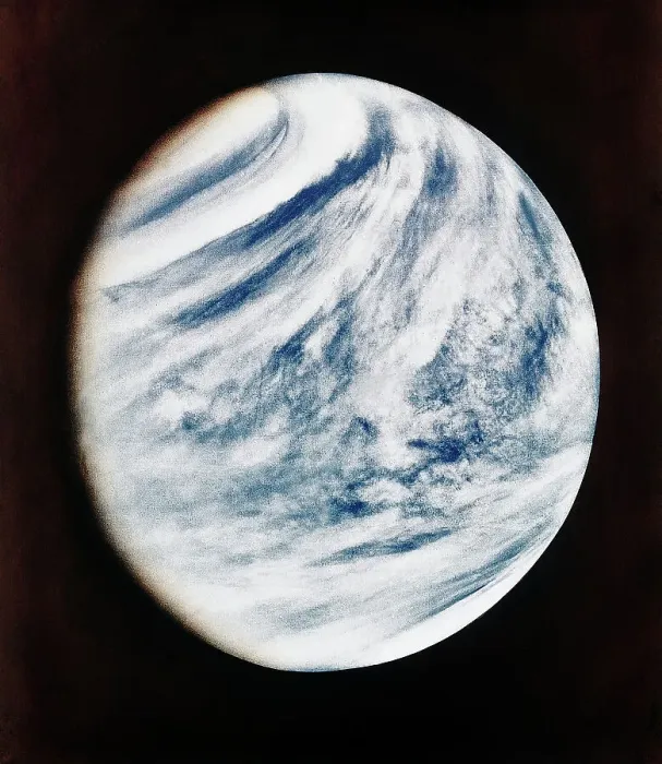Framed Print : Venus in Ultraviolet Light