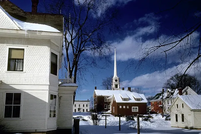 Framed Print : VERMONT VILLAGE Framed Print : VERMONT VILLAGE
