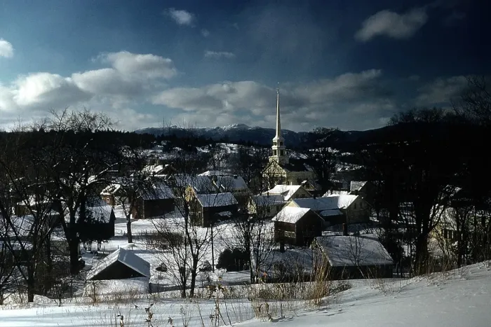 Framed Print : VERMONT VILLAGE Framed Print : VERMONT VILLAGE