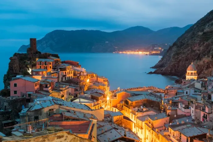 Framed Print : Vernazza dawn