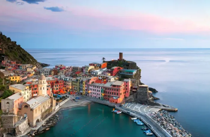 Framed Print : Vernazza Pastels Framed Print : Vernazza Pastels