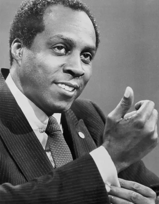 Framed Print : Vernon Jordan Speaking
