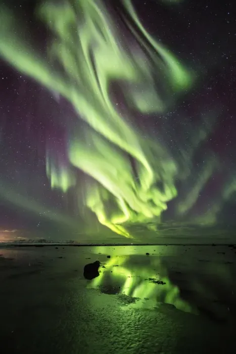 Framed Print : Vertical Auroras Framed Print : Vertical Auroras