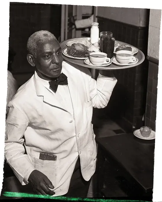 Framed Print : Veteran Waiter Serving in the Capitol Framed Print : Veteran Waiter Serving in the Capitol