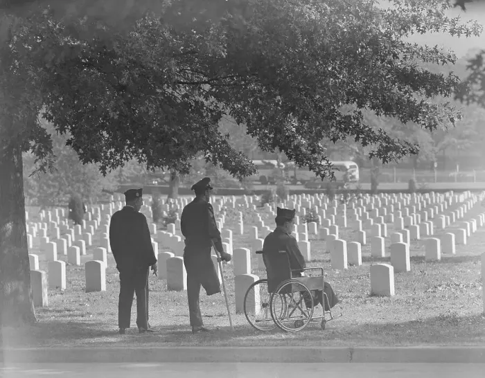 Framed Print : Three Veterans at Arlington Cemetery Framed Print : Three Veterans at Arlington Cemetery