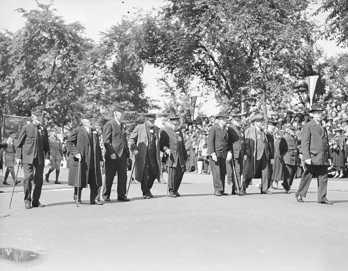 Framed Print : Veterans Marching in the Grand Army of the Republic Memorial Day Parade Framed Print : Veterans Marching in the Grand Army of the Republic Memorial Day Parade